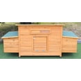 thumbnail image 2 of Omitree 69" Wood Chicken Hen Duck Poultry Hutch House Coop Cage with 4 Nesting Boxes New, 2 of 9