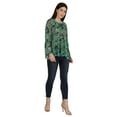 thumbnail image 5 of Moomaya Printed Flared Full Sleeve Tops For Women Summer Casual Short Kurta-9R, 5 of 9