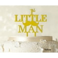 thumbnail image 1 of """1st Little Man""Birthday Cake Topper Elegant Moustache Cake Topper Cake Decoration"" Color Option Available 6""-7"" Inches Wide", 1 of 1