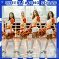 thumbnail image 5 of 12 PCS Cheerleading Poms, 13.8inch Sports Dance for Sports Team Spirit Cheering with Finger Rings, 5 of 6