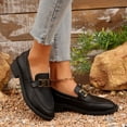 thumbnail image 4 of JUSLIO Boots for Women,Booties Fashion Casual Round Toe Comfort Solid Color Low Heels Womens Boots, 4 of 9