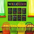 thumbnail image 5 of 13Pcs Welcome Classroom Decoration Banner Posters Sign Bulletin Board Hanging Wall Art Decor for Back to School Teachers Elementary Preschool Middle School Theme Backdrop Black 39x10Inch, 5 of 9
