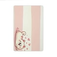 thumbnail image 6 of JML Doormat, Non-Slip Indoor Outdoor Rug Mats for Porch Entry Way, Floor Mat for Bathroom/Kitchen, (16"x24") - Pink and White Striped Puppy, 6 of 6