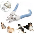 thumbnail image 3 of Pet Nail Clipper Dog Cat Nail Trimmer Labor-Saving Nail Clipper Convenient Dog Grooming Supplies (Pink), 3 of 6