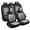 Black Gray-Full Set, variant on Car Seat Covers Full Set Fit for Hyundai Elantra 2000-2026, Premium Faux Leather Waterproof Breathable Anti‑Slip Seat Protectors, Beige