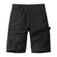 thumbnail image 2 of pstuiky Pantalones cortos para hombre, Pantalones cargo para hombre, de color liso, a la moda, con bolsillos laterales, cintura abotonada y múltiples bolsillos., 2 of 5