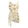 thumbnail image 6 of Tutolipy Honeycomb Girls' One Piece Swimsuit with Cover Up, Padded Breathable Girls Swimsuit for Bathing 11-12 Years Old, 6 of 10