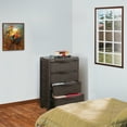 Rimax Traditional Resin 4Drawer Rattanlook Storage Brown
