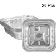 thumbnail image 2 of 2025 20 Pcs Aluminum Foil Pie Pans Disposable Non-stick for Baking Cooking 4.7' Square, 2 of 5