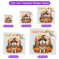 thumbnail image 5 of Happy Halloween Siberian Husky Witches Hat Pumpkin Carving Cutout Transfer Sticker Husky Dog Lover Gifts Transparent Decal Art Decor - 02019, 5 of 5