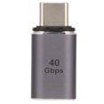 thumbnail image 1 of USB C adaptador magnético diseño reversible aleación de aluminio apariencia 40Gbps velocidad de transmisión tipo C conector para oficina, 1 of 8