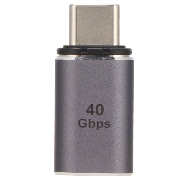 USB C adaptador magnético diseño reversible aleación de aluminio apariencia 40Gbps velocidad de transmisión tipo C conector para oficina