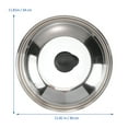 thumbnail image 3 of WASHWEPE Domed Lid For Frying Pan Stainless Steel 1Pack Silver Kitchen Tool, 3 of 10