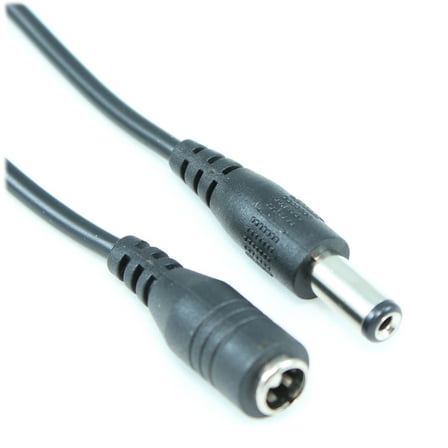 1.5ft Barrel Connector (5.5/2.1mm) Extension Power Cable
