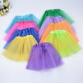 thumbnail image 3 of 3 Layered Tutus for Girls,Tulle Tutu Skirts 3-8 Year Little Girls, Birthday Dance Halloween Cosplay Party (US, Age, 2 Years, 8 Years, Yellow), 3 of 4
