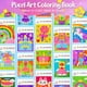 thumbnail image 2 of Libro para colorear DoodleDoo Pixel Paintings para niñas de 5 a 8 años, 2 of 9