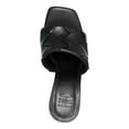 thumbnail image 3 of INC Womens Black Woven Cushioned Liah Square Toe Stiletto Slip On Dress Sandals Shoes 12 M, 3 of 4