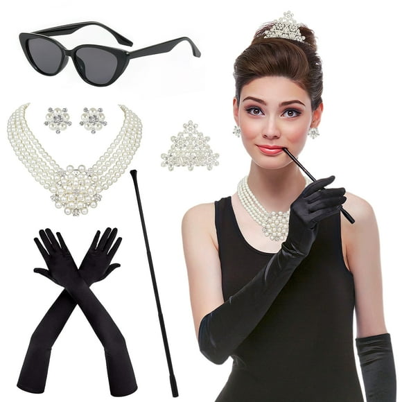 Set de accesorios Horolam, disfraz de Holly Golightly de los años 20