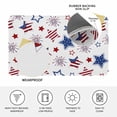 thumbnail image 4 of 4th of July Doormat Outdoor Entrance 16"x24", Independence Day Blue Red Star Fireworks Absorb Moisture Dirt Door Mats, Non-Slip Rubber Backing Floor Mats Indoor, Low-Profile Front Door Rugs, 4 of 9