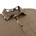 thumbnail image 7 of successthop Golf Shirts for Men with Pocket Casual Plus Size Collar Shirts Short Sleeve Workwear Solid Business Tops L, 7 of 7