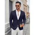 thumbnail image 2 of COOFANDY Men's Casual Blazer Regular Fit Lightweight Two Button Sport Coat Suit Jacket, 2 of 5