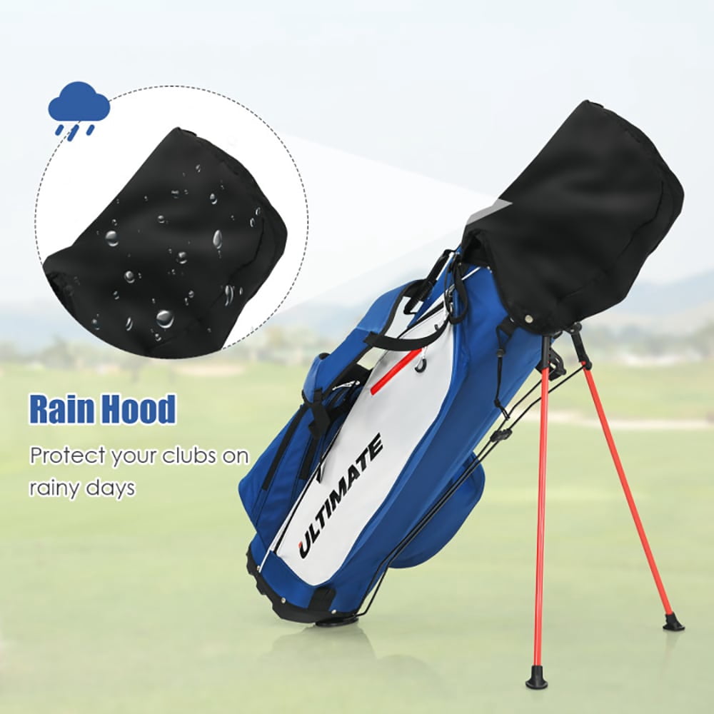 Aimee Lii Men's Profile Complete Golf Club Package Set Includes 10 Pieces, Outdoor Exercise for Sports Lovers-Blue
