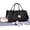 Black, variant on Womens Gym Tote Duffle Bag with Wet Pocket & Shoe Compartment, Sports Duffel Overnight Weekender Hospital Workout Carry on , Ideal for Travel, Swimming,Dance,All Season