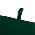 thumbnail image 5 of Jordan Manufacturing 45" x 22" Forest Green Solid Rectangular Outdoor Chair Cushion with Ties and Hanger Loop, 5 of 9