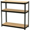 thumbnail image 7 of Lorell Narrow Steel Shelving 30" Height x 30" Width x 12" Depth - Recycled - Black - Steel - 1Each, 7 of 7
