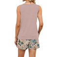 thumbnail image 3 of Short Sets Women 2 Piece Outfits Tank and Shorts Set Matching Sets Casual Summer Outfit Shorts Outfit Comfy Summer Outfits for Women Lounge Sets for Women Summer Plus Size Two Piece Short Set, 3 of 3