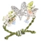 thumbnail image 5 of GOOHOCHY Anillo de flores de mariposa exquisita estilo vintage de cuerda verde tejido de dedo ajustable joyería elegante para mujeres, 5 of 7