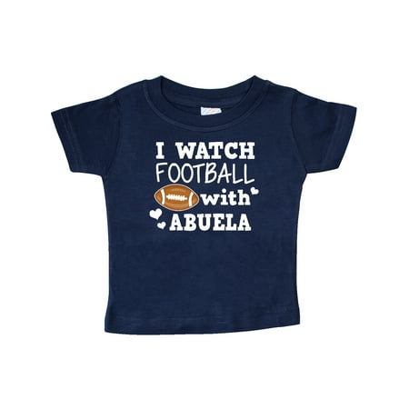 

Inktastic I Watch Football with My Abuela Gift Baby Boy or Baby Girl T-Shirt