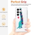 thumbnail image 2 of Book Dinosaur Student Clear Case for Samsung Galaxy S23 Ultra,Aesthetic Art Design Case for Men Women,Unique Trendy Transparent TPU Bumper Case Cover, 2 of 5