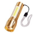 thumbnail image 2 of Dvkptbk Flashlight Pack Aluminium Alloy LED Flashlight, Super Bright Flashlight, Zoomable, Rechargeable Flashlight , Powerful Handheld Flashlight Camping Essentials, 2 of 9