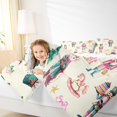 thumbnail image 4 of Feelyou Christmas Nutcracker Bedding Comforter Set for Kid, Dreamy Princess Castle Twin Comforter Sets, Cartoon Bowknot Reversible Bedding Set, Luxury Bedroom Decor, 2pcs, 4 of 8