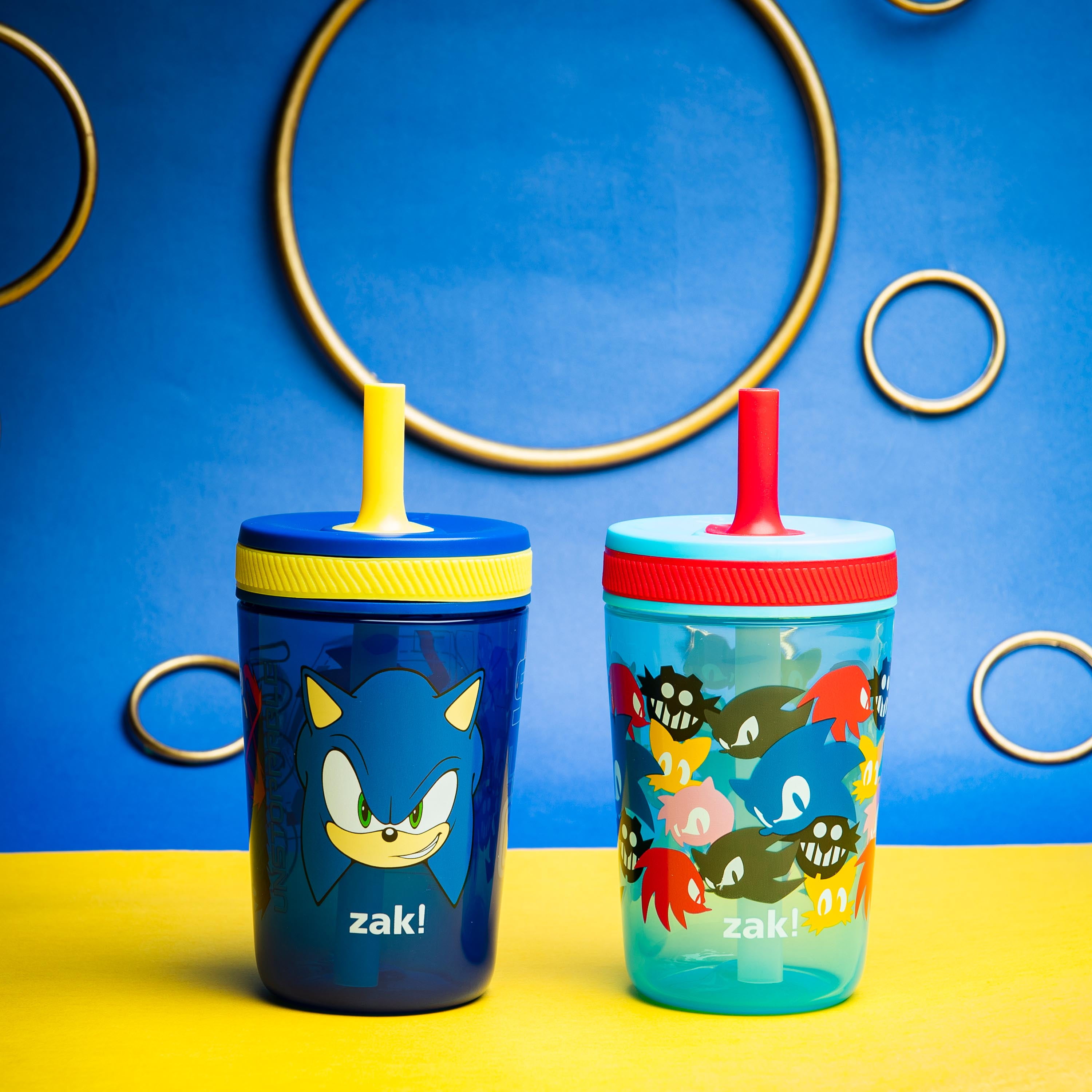 Zak Designs Sonic the Hedgehog Kids Water Bottle For School or Travel, 16oz  2-Pack Durable Plastic W…See more Zak Designs Sonic the Hedgehog Kids