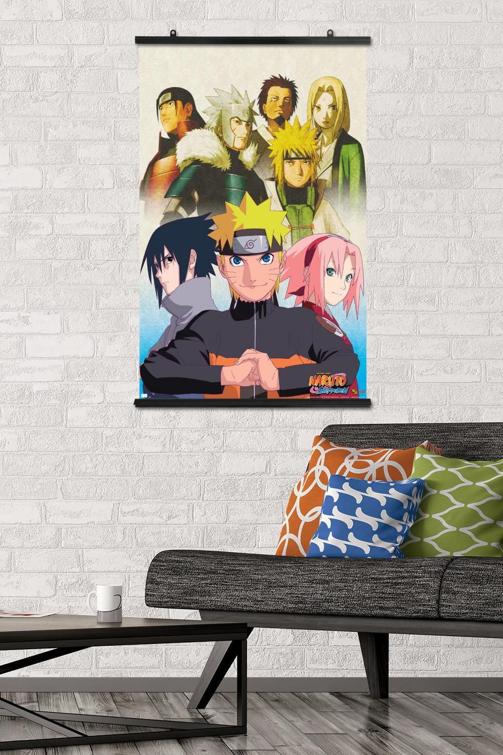 Naruto Shippuden - Key Art Wall Poster, 14.725" x 22.375"