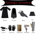 thumbnail image 2 of Disfraz de Halloween SENLI Plague Doctor para niños 9 en 1, 2 of 7