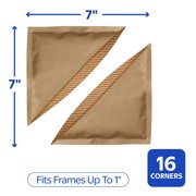 Walmart Padded Paper Corners, 7 x 7, 16 Count