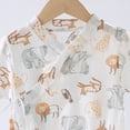 thumbnail image 3 of YEPGAR Newborn Infant Bodysuits Short Sleeve Summer Soft Cotton Cotton Newborn Onesies Infant Clothes Boys Blank Baby Onesies for 0-24 Months (A16 Beige, 3-6 Months), 3 of 4