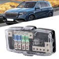 thumbnail image 1 of Caja De Fusibles Para Audio De Coche, Soporte De Distribución Multifuncional Estéreo De 4 Con LED Para SUV ATV UTV, 1 of 7