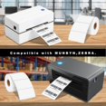 thumbnail image 3 of czcpp-2" x 1" Direct Thermal Labels, Barcode & Return Address, Compatible with Zebra & Rollo Printers (1300 Labels), 3 of 4