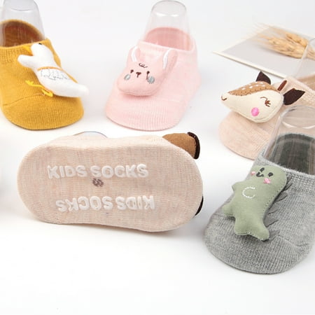 

nsendm Babies Autumn Babys Floor Socks Thin Breathable Cool Cute Cartoon Socks Girls Boys Toddler Boys Socks A 12-24 Months