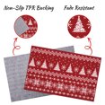 thumbnail image 2 of Haperlare Christmas Decorative Doormat 17"x29" Holiday Boho Style Welcome Mat for Home Decoration Non Slip Doormat Outdoor Indoor Entrance Floor Mat, Red, 2 of 9