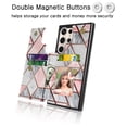 thumbnail image 4 of Galaxy S24 Ultra Plus Case, Tekcoo Galaxy S24 Ultra Wallet Case, PU Leather ID Cash Credit Card Holder Slots Magnetic Closure Kickstand Flip Slim Cover for Samsung S23 Ultra 5G [Marble], 4 of 7