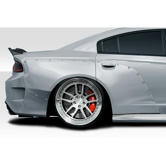 2015-2023 Dodge Charger Duraflex SKS Wide Body Rear Fender Flares - 4 Piece