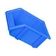 thumbnail image 1 of Riwesomey Caja de almacenamiento de PE duradera y apilable de 10 piezas con etiqueta - Pestillo de apertura grande de carga pesada Función de Herramientas eléctricas Azul X1: 180*120*80mm, 1 of 6