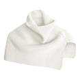 thumbnail image 2 of Autumn And Winter Women's Solid Color Turtleneck Cloak Shawl Knitted Sweater Shawl, 2 of 4