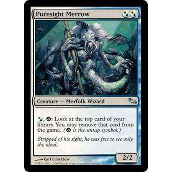 MtG Shadowmoor Uncommon Puresight Merrow #146
