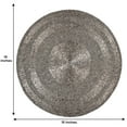 thumbnail image 7 of Beaded Placemats Set of 4 for Dining Table, Table Placemats, 14 Inches Round - Silver Smoke, 7 of 7